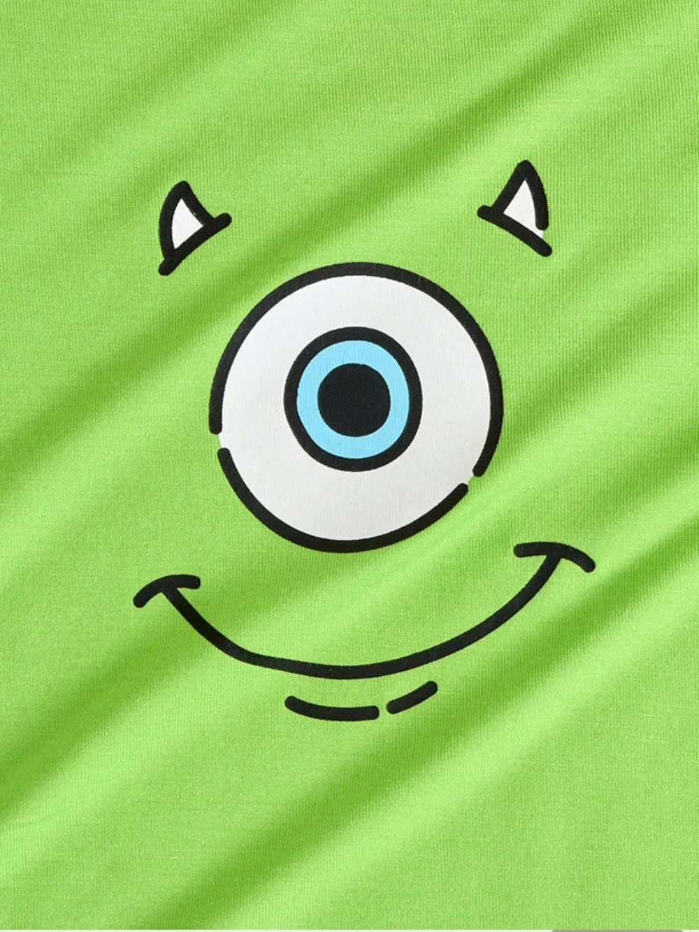 Posh Peanut Disney Lime Green Mike Wazowski Monster Pajama Set